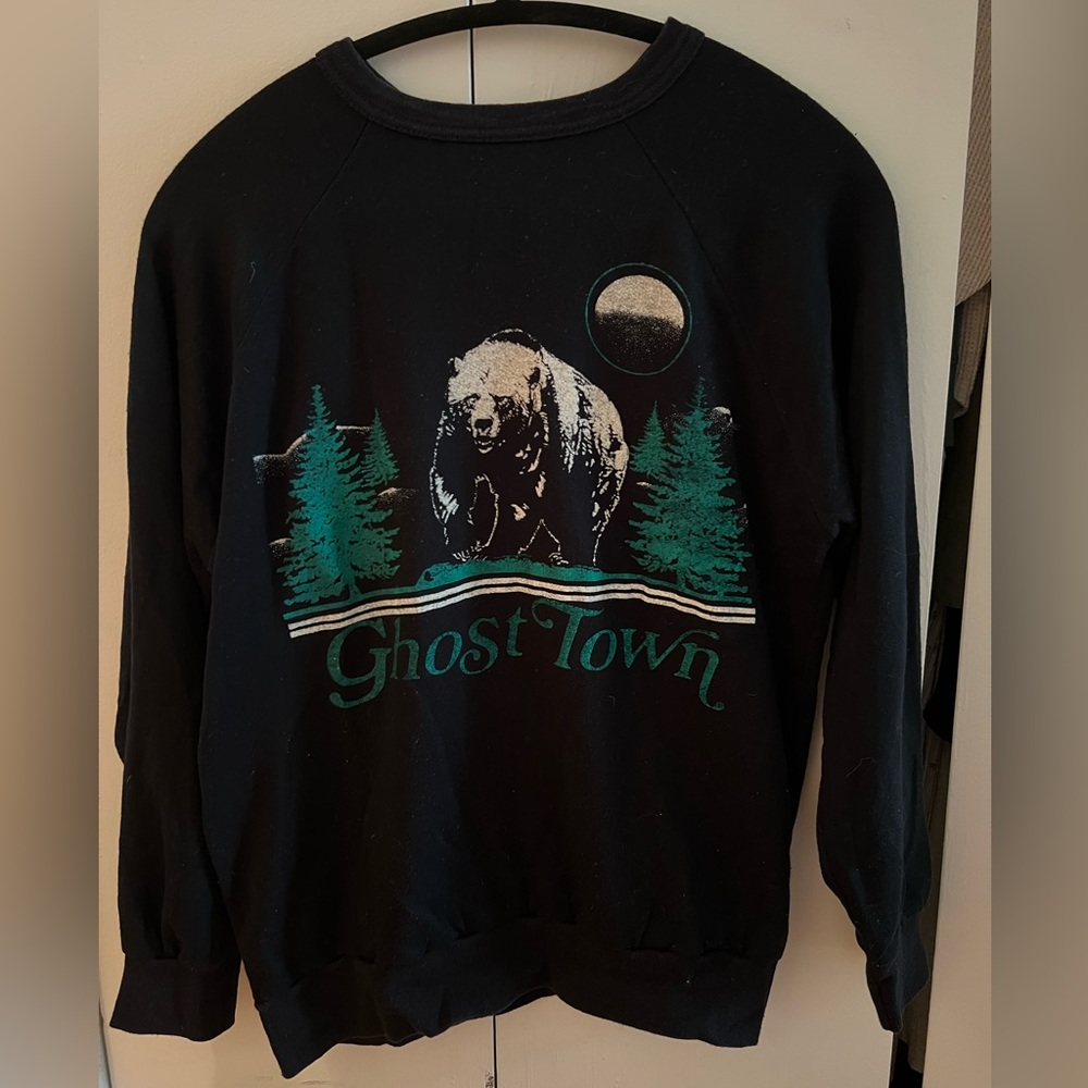 Vintage Black Crew Neck